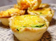 Uma foto de quiche abobrinha