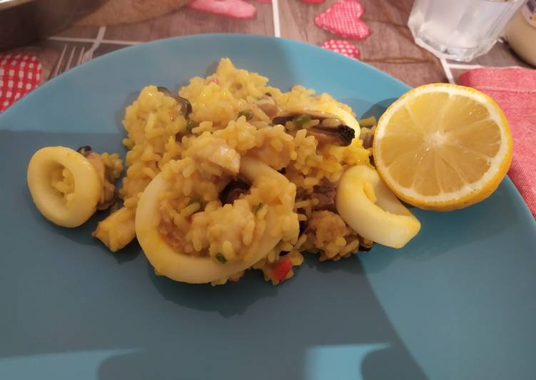 Paella sencilla de domingo
