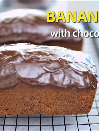 Easy Way Make Recipe Banana Bread with Chocolate Ganache that is Delicious, Delicious}
