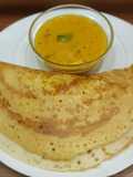 Maize Millet Dosa with Sambar