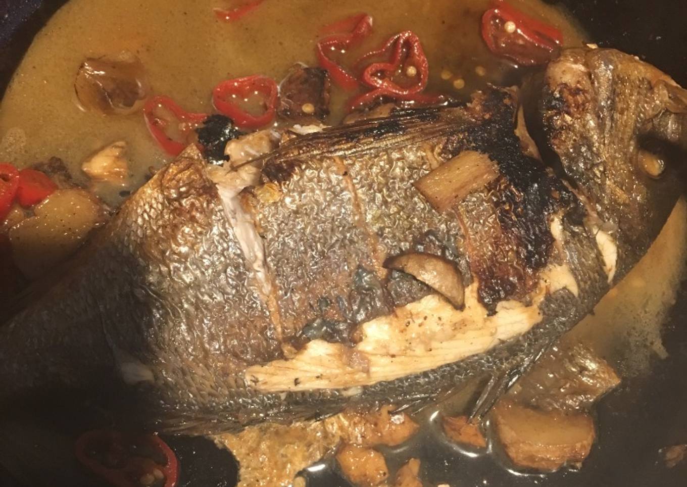 Braised sea bass - (P8min, C12min)