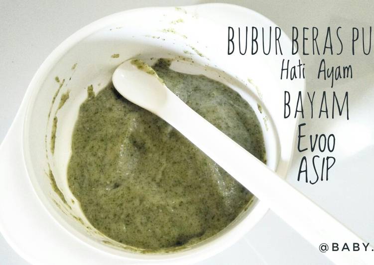 Resep MPASI Bubur Beras putih Anti Gagal