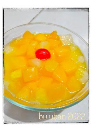 Foto resep Puding Susu Buah