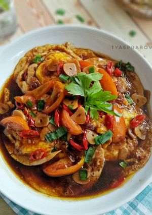 Foto resep Telur ceplok masak kecap