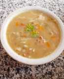 Sopa de frijol chino con cochino y vegetales