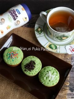 Foto resep Pukis Pandan Bulat