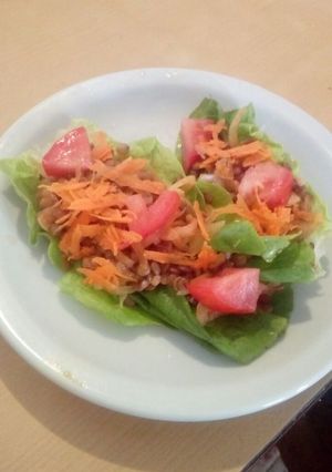 Una foto de Tacos vegetarianos
