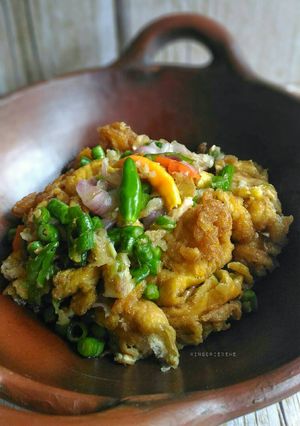 Foto resep Sambal Telur Penyet Kacang Panjang