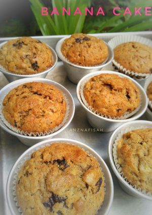 Foto resep Banana cake super simple n yummy 🍌🍌🍌🍌🍌