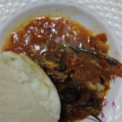 A picture of Fish stew.