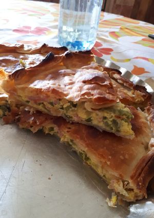 Una foto de Tarta de zapallitos