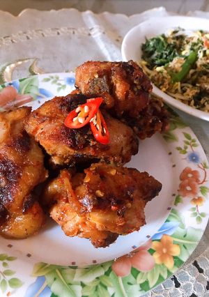 Foto resep Ayam Bakar bumbu Kacang
