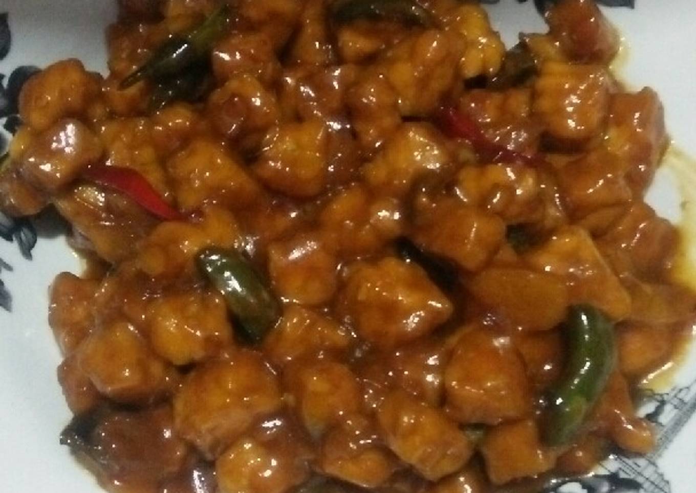 Orek Tempe Basah