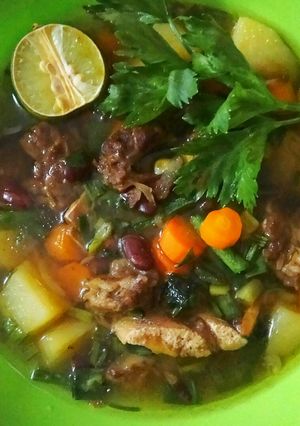 Foto resep Sop iga kacang merah💕