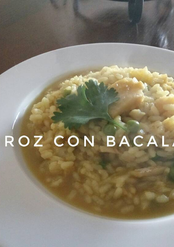 Una foto de Arroz con Bacalao