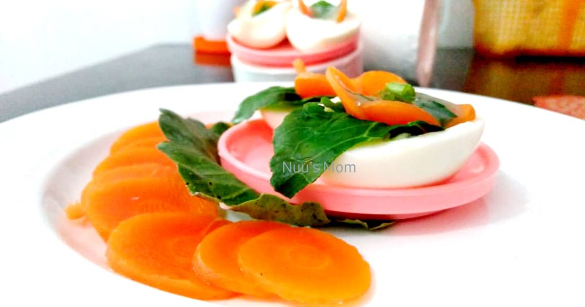 Resep Boiled Egg Whites with Garlic Sauce oleh Febriana Tri Kusuma Dewi