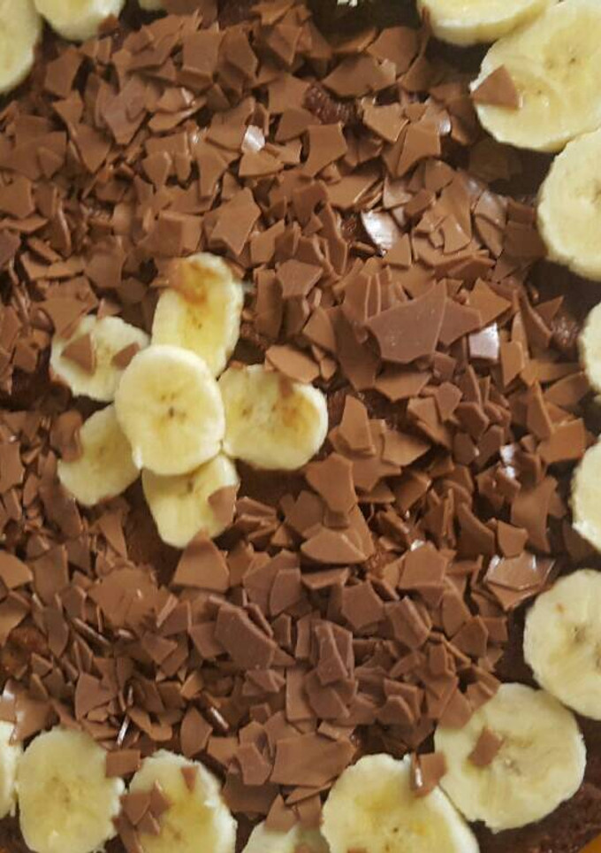 Una foto de Bizcocho Plátano-choco ;)