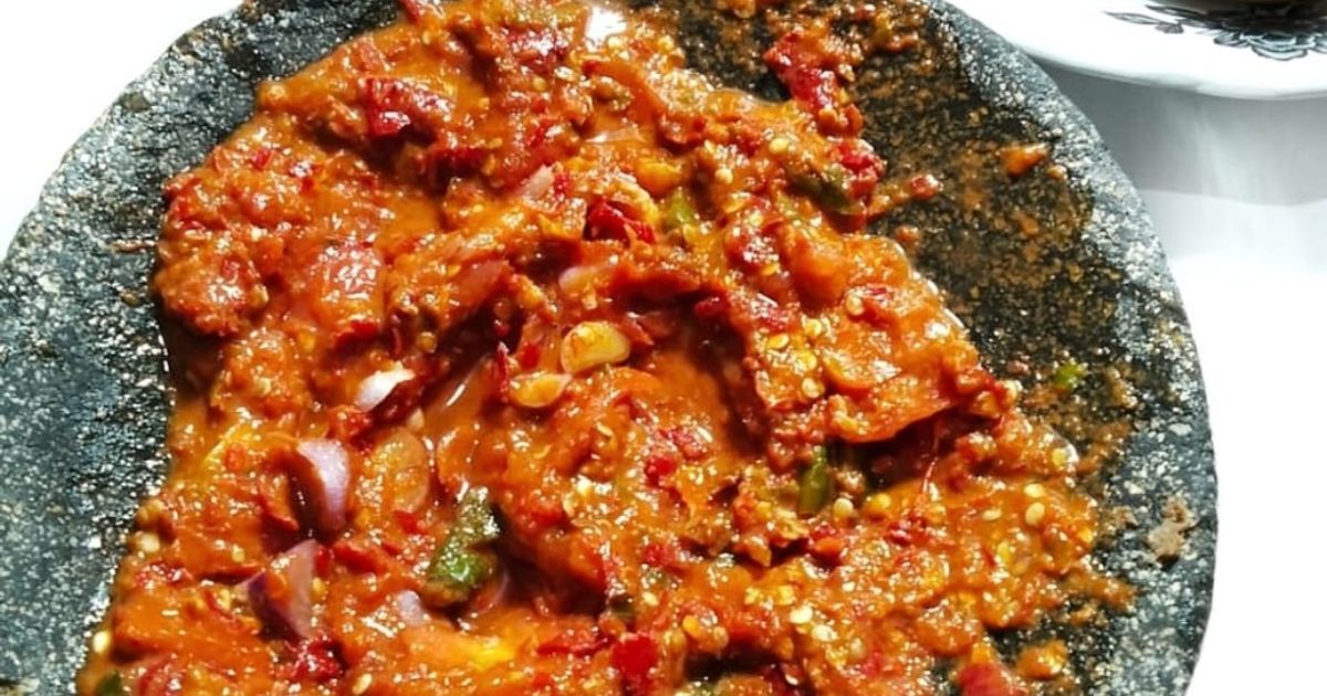 Sambal Terasi (Sambal Dasar Seruwit) Favorit Ayah