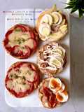 Easy Pizza Bagel & Cream Cheese Bagel