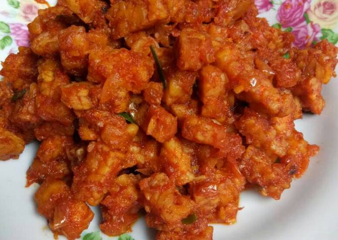 Resep Tempe Balado Oleh Wulan Rachmawati Cookpad