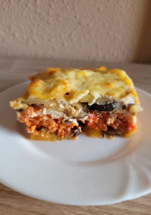 Muszaka, a görög rakott padlizsán recept fotója