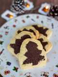 Biscotti bicolore natalizi