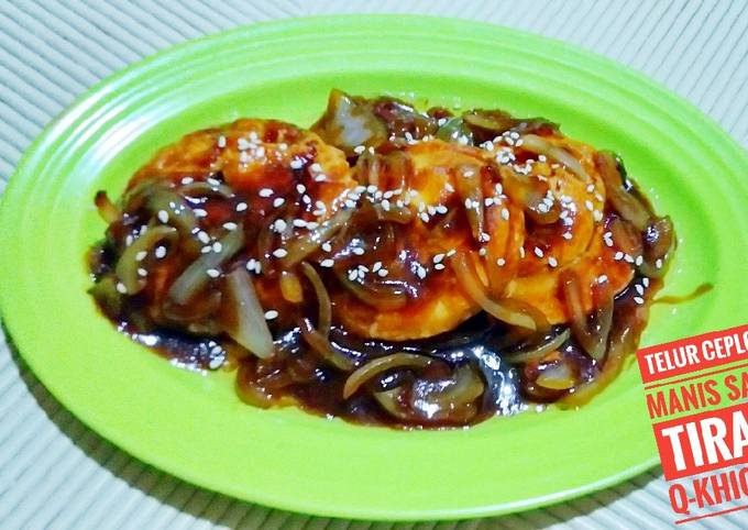  Resep Telur ceplok manis saus tiram oleh Hanita Rizki 