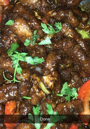 A picture of Crispy Chili 🌶 Beef.