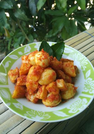 Foto resep Kentang balado telur puyuh