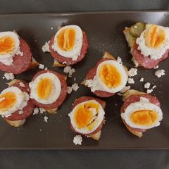 A picture of Mini Sandwiches, night party snack.