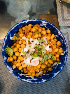 A picture of Chana chaat.