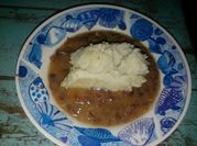 A picture of maize flour ugali