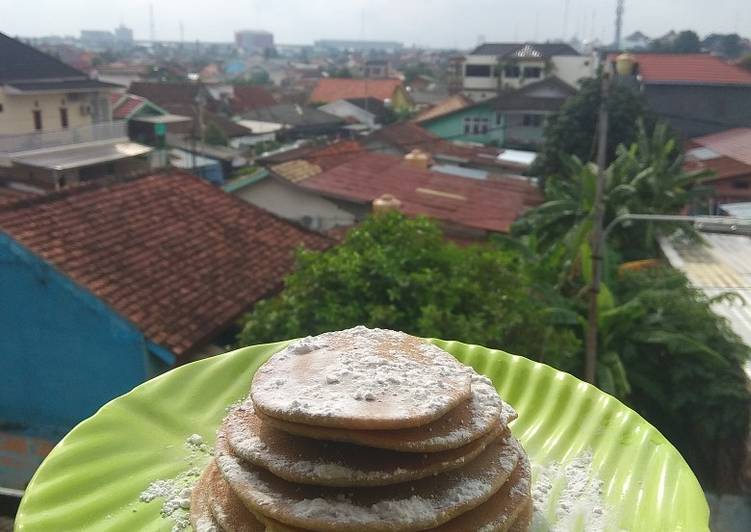 Bagaimana Membuat Pancake Energen, Menggugah Selera