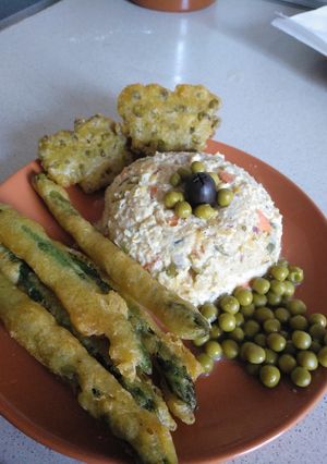 Una foto de Ensaladilla de garbanzos
