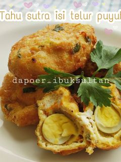 Foto resep Perkedel tahu sutra isi telur puyuh