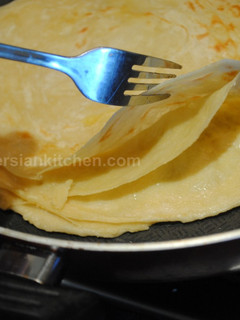 A picture of Paratha bread.