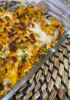 صورة لوصفة صينية بطاطا وحمسة الدجاج 😍🍗🥔