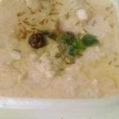 A picture of Baigan ka raita.