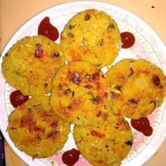 A picture of Poha Cutlet.