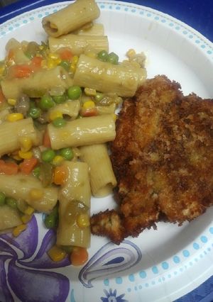 A picture of Pasta and Beef.