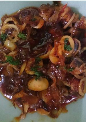 Foto resep Cumi saus madu