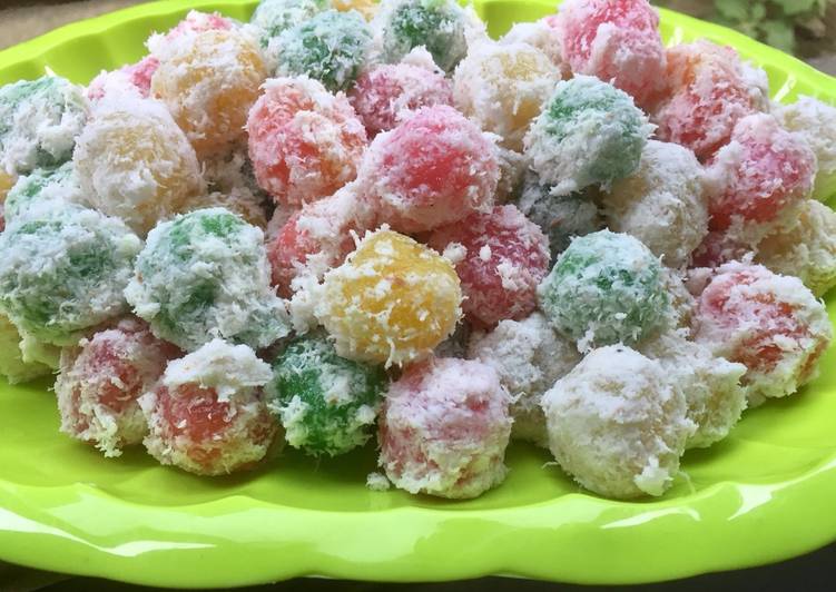 Klepon Singkong Warna warni