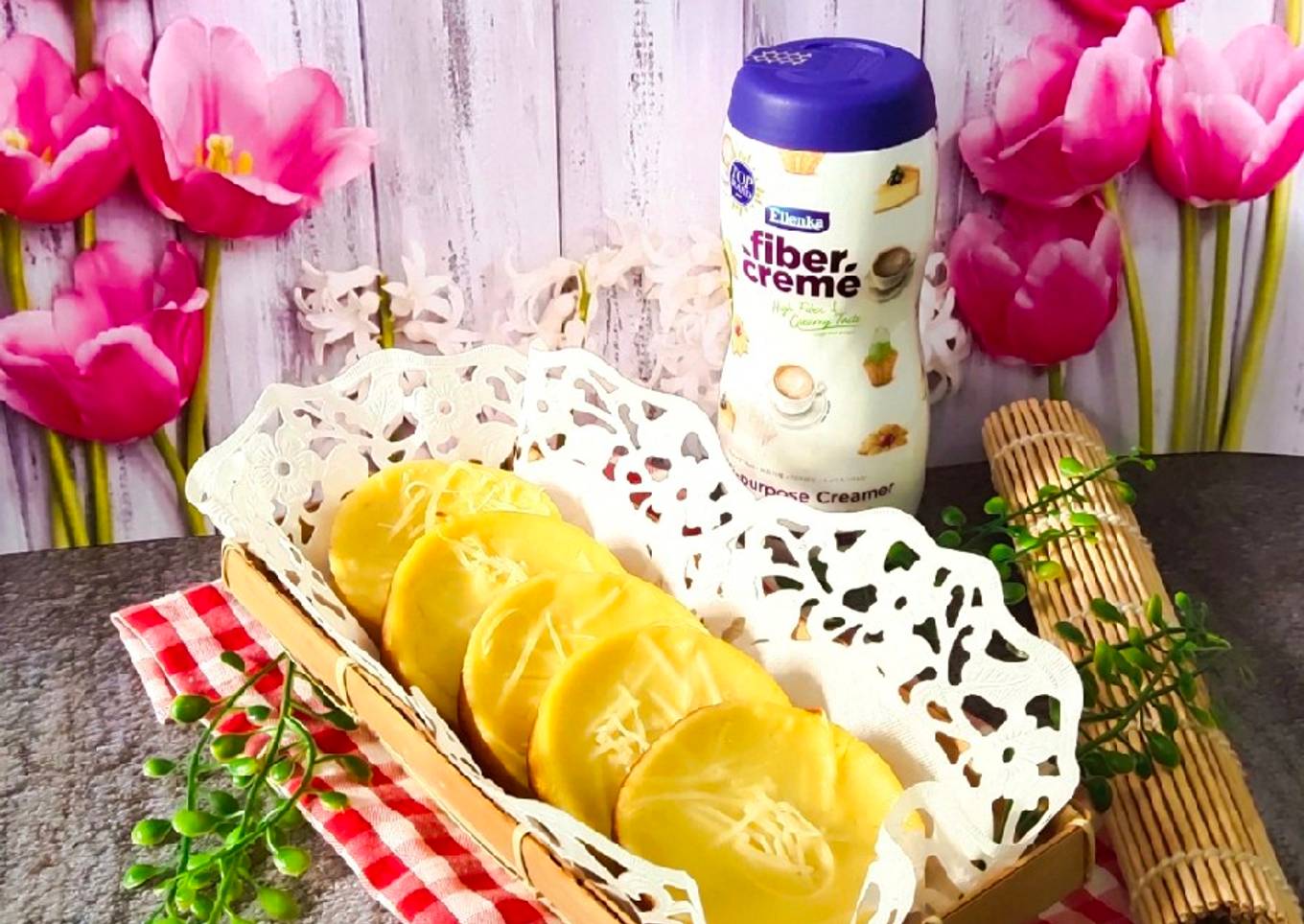 Kue Lumpur Topping Keju