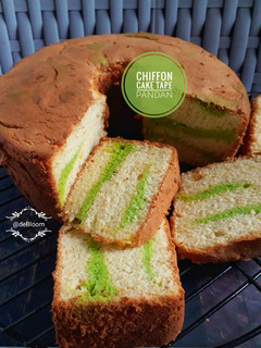 Foto resep 602. Chiffon Cake Tape Pandan