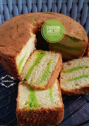 Foto resep 602. Chiffon Cake Tape Pandan