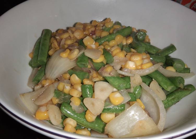 Resep Tumis buncis jagung manis, Lezat Sekali