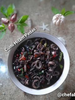 Foto resep Cumi Hitam Pedas
