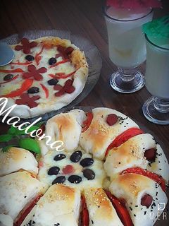 صورة لوصفة فطيره البيتزا 🍕🍕