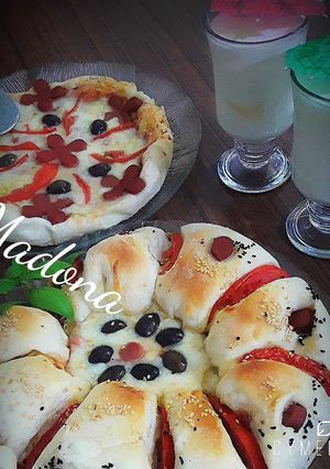 صورة لوصفة فطيره البيتزا 🍕🍕