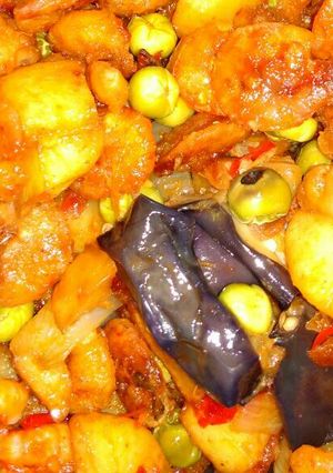 Foto resep Sambal udang + kentang